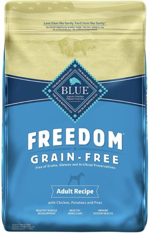 blue buffalo freedom grain free natural adult dry dog food