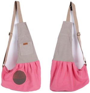lilys pet pet dog cat puppy sling carrieradjustable pet shoulder bag sling carrier with breathable mesh design
