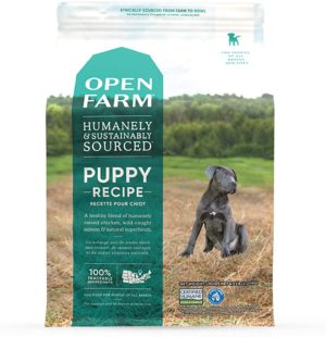 open farm grain free dry dog food humanely raised meat recipe with non gmo superfoods and no artificial flavors or preservatives