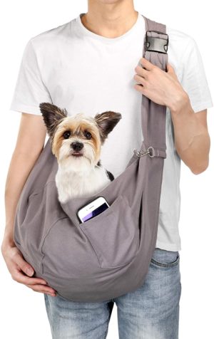 ownpets pet sling carrier pet sling carrier bag safefit 1015lb catsdogs comfortable adjustable perfect for daily walk outdoor activity and weekend adventure