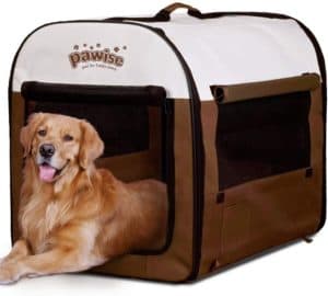 pawise portable soft dog crate folding pet kennel cat samll animal tent indoor outdoor pet carrier