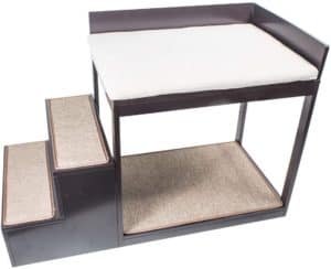 penn plax buddy bunk multi level bed and step system for dogs and cats