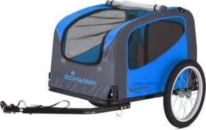 schwinn rascal bike pet trailer for small and large dogs folding frame carrier quick release wheels universal bicycle coupler adjustable