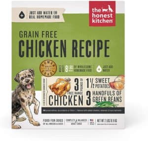 the honest kitchen human grade dehydrated grain free dog food complete meal or dog food topper